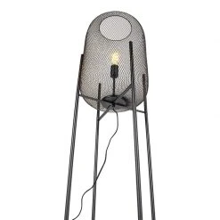 QAZQA Moderne schwarze Stehleuchte - Bliss Mesh -Stehlampen Verkaufsladen 1036 98917 10