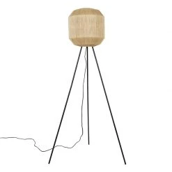 QAZQA Orientalische Stehlampe schwarz mit Seilstativ - Riki -Stehlampen Verkaufsladen 1039 103242 12