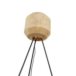 QAZQA Orientalische Stehlampe schwarz mit Seilstativ - Riki -Stehlampen Verkaufsladen 1039 103242 7