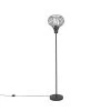 QAZQA Moderne Stehlampe schwarz - Sapphira -Stehlampen Verkaufsladen 1082 105122 0