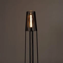 QAZQA Moderne Stehlampe schwarz - Wieza 24 QAZQA Moderne Stehlampe schwarz - Wieza -Stehlampen Verkaufsladen 1132 103184 10