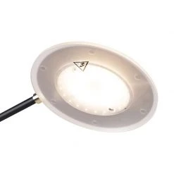 QAZQA Moderne Stehlampe schwarz inkl. LED mit Lesearm - Mallorca -Stehlampen Verkaufsladen 1208 99502 6
