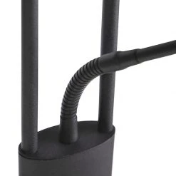 QAZQA Moderne Stehlampe schwarz inkl. LED mit Lesearm - Ibiza -Stehlampen Verkaufsladen 1218 99262 5