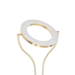 QAZQA Moderne Stehleuchte gold mit Lesearm inkl. LED und Dimmer - Divo -Stehlampen Verkaufsladen 1229 104099 8