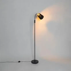 QAZQA Moderne Stehlampe schwarz - Carmen -Stehlampen Verkaufsladen 1256 103500 11
