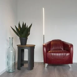 QAZQA Moderne Stehleuchte Stahl inkl. LED und 3-Stufen-Dimmer - Stylish -Stehlampen Verkaufsladen 1294 92023 9