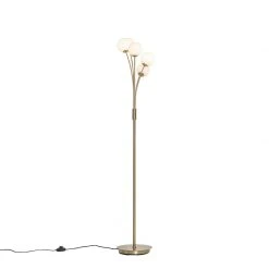 QAZQA Moderne Stehlampe gold mit Opalglas 5-flammig - Athens -Stehlampen Verkaufsladen 1313 105253 7