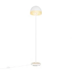 QAZQA Orientalische Stehlampe weiß mit Rattan 30 cm - Magna Rattan -Stehlampen Verkaufsladen 1337 105026 9