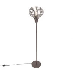 QAZQA Moderne Stehlampe braun - Sapphira -Stehlampen Verkaufsladen 1339 105123 10