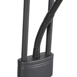 QAZQA Stehleuchte schwarz mit Leseleuchte inkl. LED und Dimmer - Diva 2 -Stehlampen Verkaufsladen 1412 91863 4