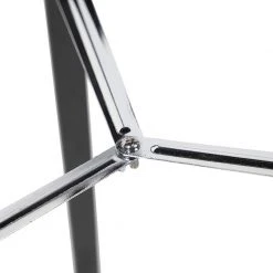 QAZQA Stehlampe schwarz mit weißem Leinenschirm 45 cm - Tripod -Stehlampen Verkaufsladen 1428 92835 9