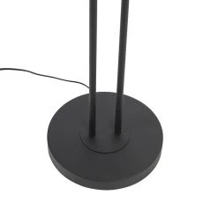 QAZQA Stehlampe schwarz mit Lesearm inkl. LED und USB-Anschluss - Sevilla -Stehlampen Verkaufsladen 1445 99508 11