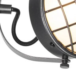 QAZQA Vintage Stehlampe schwarz 2-flammig - Tamina -Stehlampen Verkaufsladen 1477 104434 5