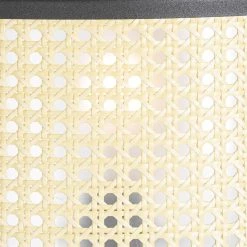 QAZQA Retro Stehlampe schwarz mit Rattan 40 cm - Akira -Stehlampen Verkaufsladen 1493 105035 3