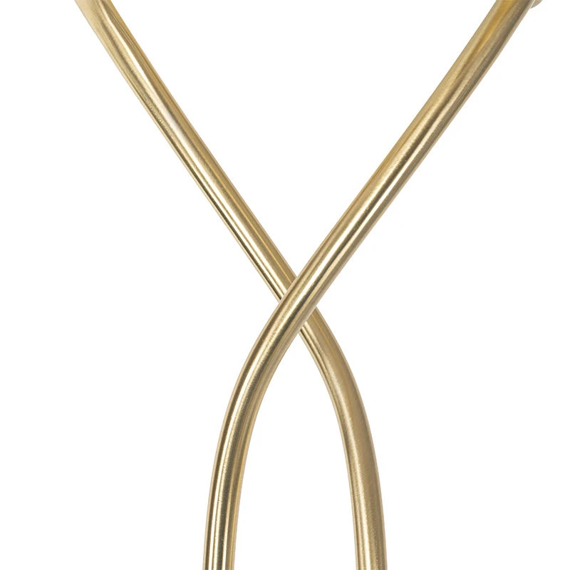 QAZQA Stehleuchte Messing inkl. LED und Dimmer mit Leselampe - Empoli 13 QAZQA Stehleuchte Messing inkl. LED und Dimmer mit Leselampe - Empoli – Bild 11