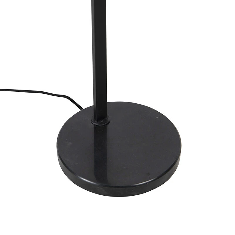 QAZQA Design Stehleuchte schwarz mit Braunglas - Qara 15 QAZQA Design Stehleuchte schwarz mit Braunglas - Qara – Bild 13