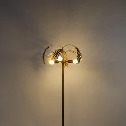 QAZQA Vintage Stehlampe Gold 3-Licht - Botanica -Stehlampen Verkaufsladen 1674 102767 13