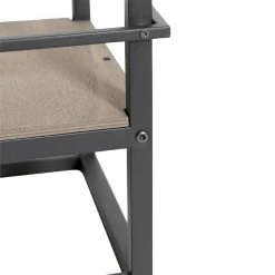 QAZQA Industriële vloerlamp zwart met hout - Cage Rack -Stehlampen Verkaufsladen 1675 105764 8