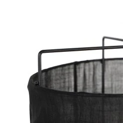 QAZQA Design Stehlampe Stahl mit schwarzem Leinenschirm - Reichhaltig -Stehlampen Verkaufsladen 1691 102503 7