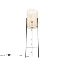 QAZQA Scandinavische vloerlamp bamboe - Natasja -Stehlampen Verkaufsladen 1730 105858 8