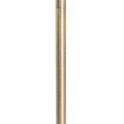 QAZQA Stehlampe bronze mit Schirm weiß und Leselampe - Jelena -Stehlampen Verkaufsladen 1738 105570 6