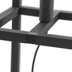 QAZQA Industrielle Stehlampe schwarz - Big Cage 2 -Stehlampen Verkaufsladen 1759 98925 7