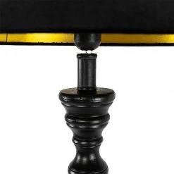 QAZQA Classic Stehlampe schwarz - Classico -Stehlampen Verkaufsladen 1790 102907 8