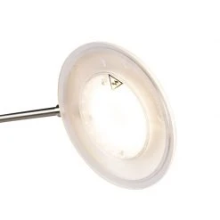 QAZQA Stahl Stehlampe mit Lesearm inkl. LED und USB-Anschluss - Sevilla -Stehlampen Verkaufsladen 1850 99507 7