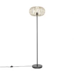 QAZQA Design Stehlampe Messing - Johanna -Stehlampen Verkaufsladen 1915 103615 13