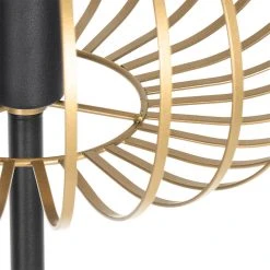 QAZQA Design Stehlampe Messing - Johanna -Stehlampen Verkaufsladen 1968 103615 6