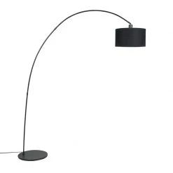 QAZQA Moderne Bogenlampe schwarz - Vinossa -Stehlampen Verkaufsladen 2005 93705 9