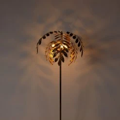 QAZQA Vintage vloerlamp antiek goud 65 cm 4-lichts - Linden 28 QAZQA Vintage vloerlamp antiek goud 65 cm 4-lichts - Linden -Stehlampen Verkaufsladen 2016 106093 12