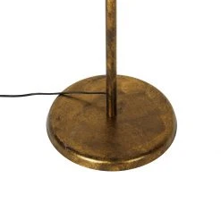 QAZQA Vintage vloerlamp antiek goud 45 cm 4-lichts - Linden -Stehlampen Verkaufsladen 2181 106092 8