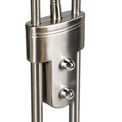 QAZQA Stehleuchte aus Stahl mit Leseleuchte inkl. LED und Dimmer - Diva 2 -Stehlampen Verkaufsladen 2229 91860 2