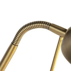 QAZQA Bronze Stehleuchte mit Leseleuchte inkl. LED und Dimmer - Diva 2 -Stehlampen Verkaufsladen 2251 91861 7