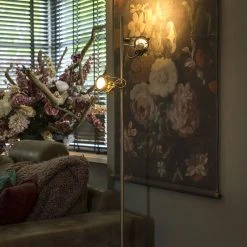 QAZQA Stehleuchte Industriestil Stahl 2-Licht - Suplux