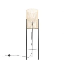 QAZQA Scandinavische vloerlamp bamboe - Natasja -Stehlampen Verkaufsladen 2346 105858 13