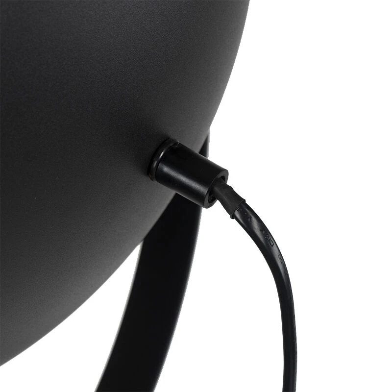 QAZQA Stehlampe schwarz mit Gold 35 cm verstellbar - Magnax 15 QAZQA Stehlampe schwarz mit Gold 35 cm verstellbar - Magnax – Bild 13