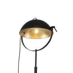 QAZQA Stehlampe schwarz mit Gold 35 cm verstellbar - Magnax 26 QAZQA Stehlampe schwarz mit Gold 35 cm verstellbar - Magnax -Stehlampen Verkaufsladen 2367 102508 6