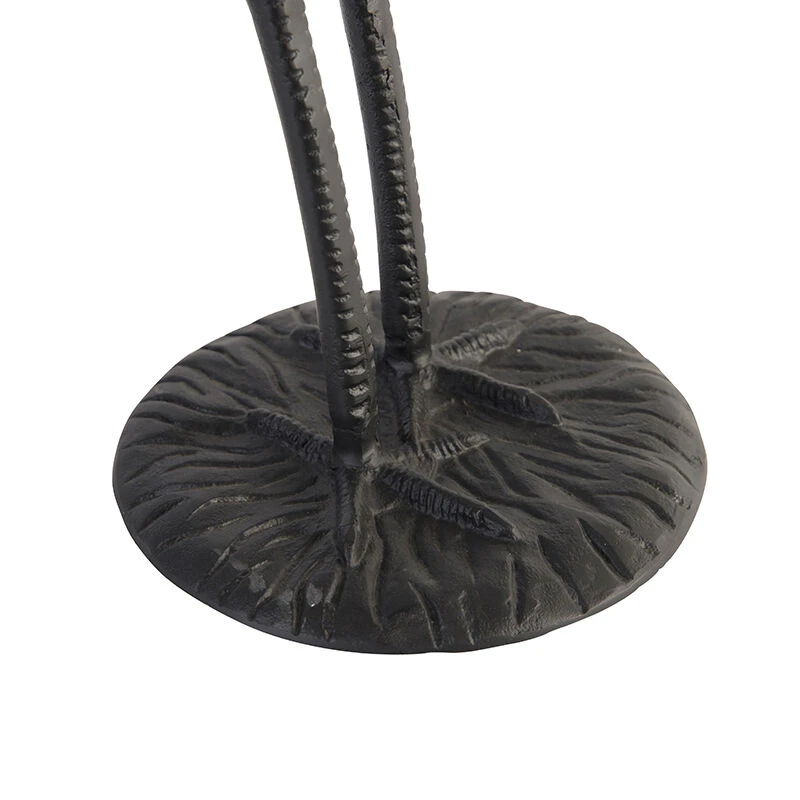 QAZQA Vintage Stehlampe schwarz mit Stoffschirm schwarz - Kranichvogel To 8 QAZQA Vintage Stehlampe schwarz mit Stoffschirm schwarz - Kranichvogel To – Bild 6