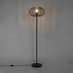 QAZQA Design Stehlampe schwarz - Johanna -Stehlampen Verkaufsladen 2455 103608 12