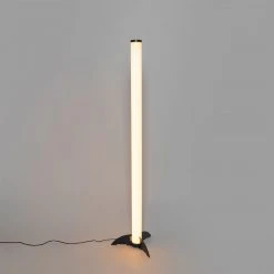 QAZQA Vloerlamp zwart dimbaar in kelvin met afstandsbediening - Bomba -Stehlampen Verkaufsladen 2461 105820 11