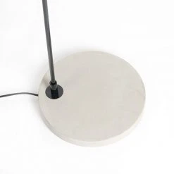 QAZQA Moderne Stehleuchte mit schwarzem Schirm - Bend -Stehlampen Verkaufsladen 2499 94752 4