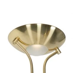 QAZQA Moderne Stehleuchte Messing mit Leselampe inkl. LED dim to warm - Diva 27 QAZQA Moderne Stehleuchte Messing mit Leselampe inkl. LED dim to warm - Diva -Stehlampen Verkaufsladen 2500 103422 6