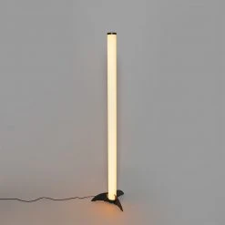 QAZQA Vloerlamp zwart dimbaar in kelvin met afstandsbediening - Bomba -Stehlampen Verkaufsladen 2637 105820 12