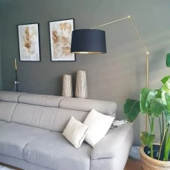 QAZQA Moderne Stehlampe gold verstellbar - Editor 25 QAZQA Moderne Stehlampe gold verstellbar - Editor -Stehlampen Verkaufsladen 2646 104331 10