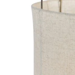 QAZQA Design Stehleuchte Stahl mit beigem Leinenschirm - Reichhaltig -Stehlampen Verkaufsladen 2725 102504 4