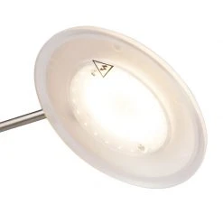 QAZQA Moderne Stehlampe Stahl inkl. LED mit Lesearm - Mallorca 24 QAZQA Moderne Stehlampe Stahl inkl. LED mit Lesearm - Mallorca -Stehlampen Verkaufsladen 2784 99503 7