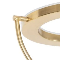 QAZQA Moderne Stehleuchte gold mit Lesearm inkl. LED und Dimmer - Divo -Stehlampen Verkaufsladen 2799 104099 7