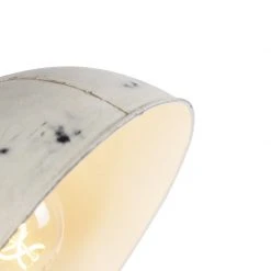 QAZQA Industriestehlampe weiß mit Mangoholz - Mangos -Stehlampen Verkaufsladen 2856 98838 4